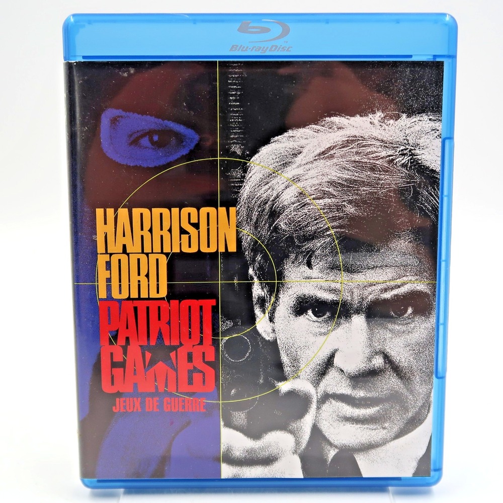 Patriot Games Blu-ray 1992 Harrison Ford Paramount Pictures Movie Region A